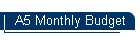 A5 Monthly Budget